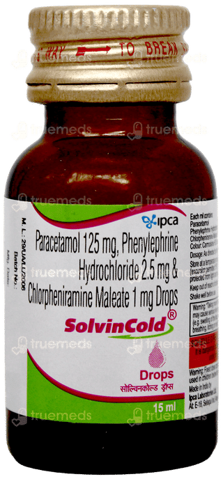 Solvincold Oral Drops 15Ml